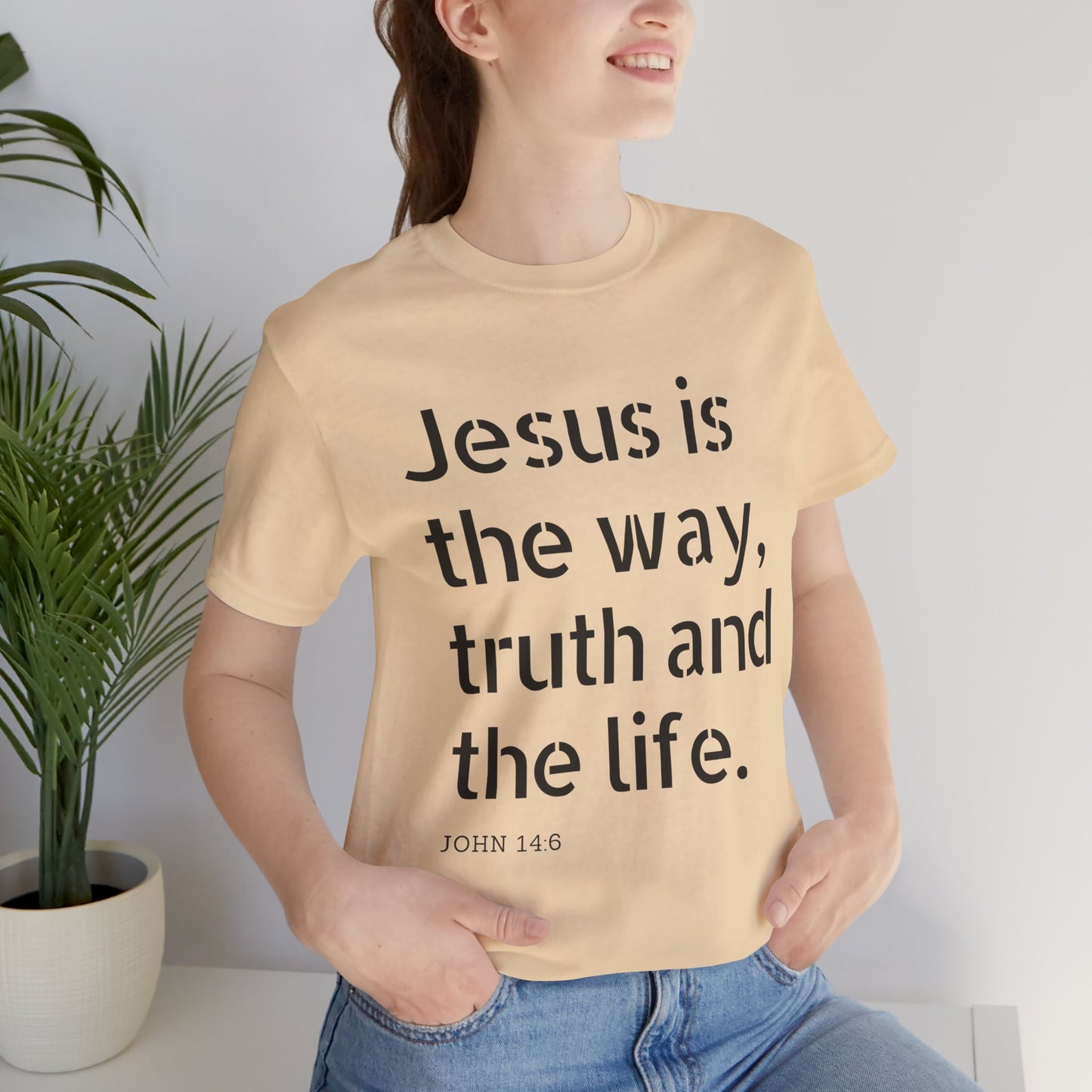 “Jesus is the Way, Truth, and Life” T-Shirt | Wear Your Faith on Your Sleeve Collection