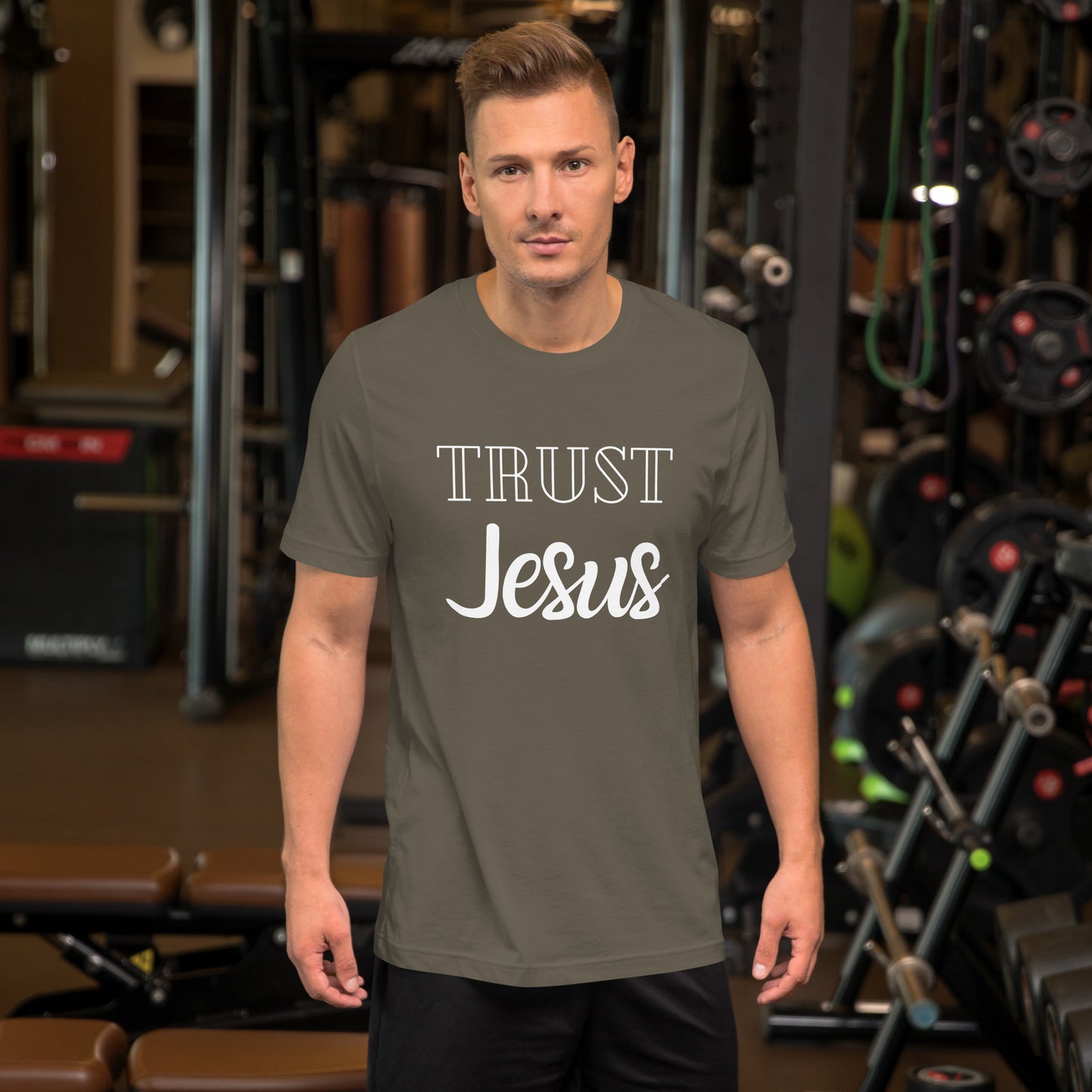 “Trust Jesus” Tee | God is King Faith and Fashion