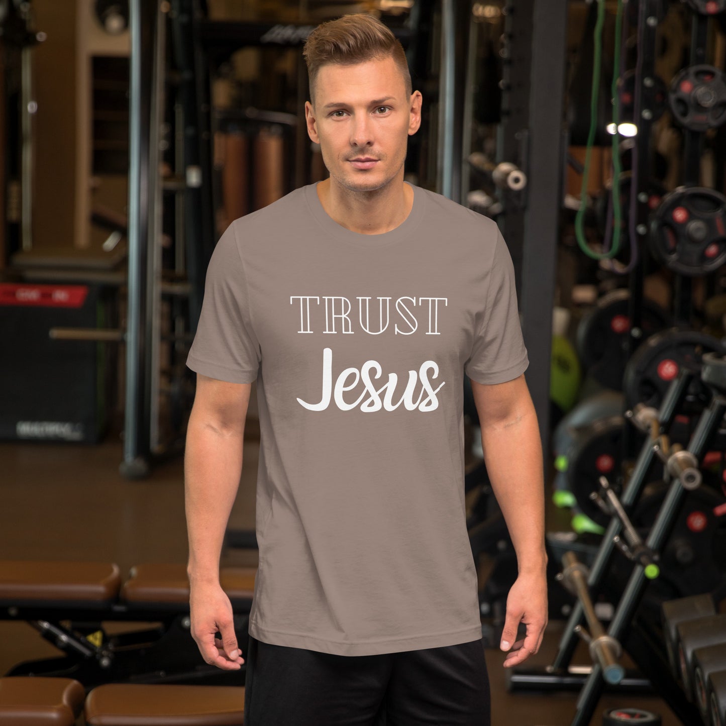 “Trust Jesus” Tee | God is King Faith and Fashion